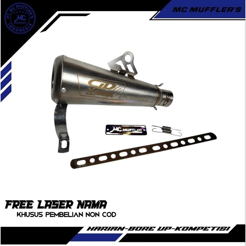Slincer Knalpot CLD Monster X Knalpot Racing CLD x Monster Silencer Knalpot cld monster Slenser knal