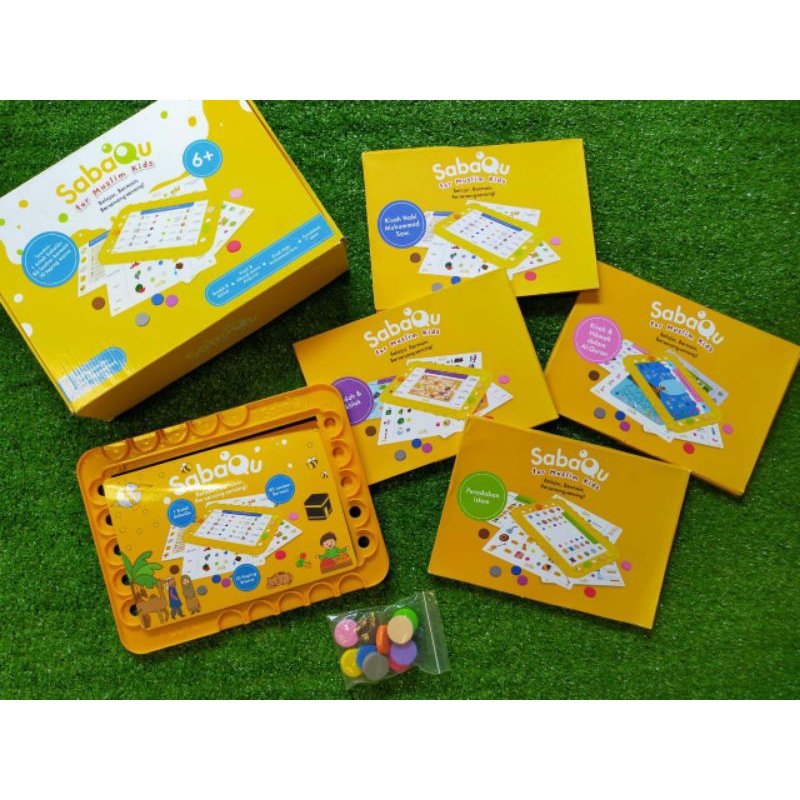 Ready  Paket edukatif SabaQu Muslim for Kids/Mandira/Buku Anak