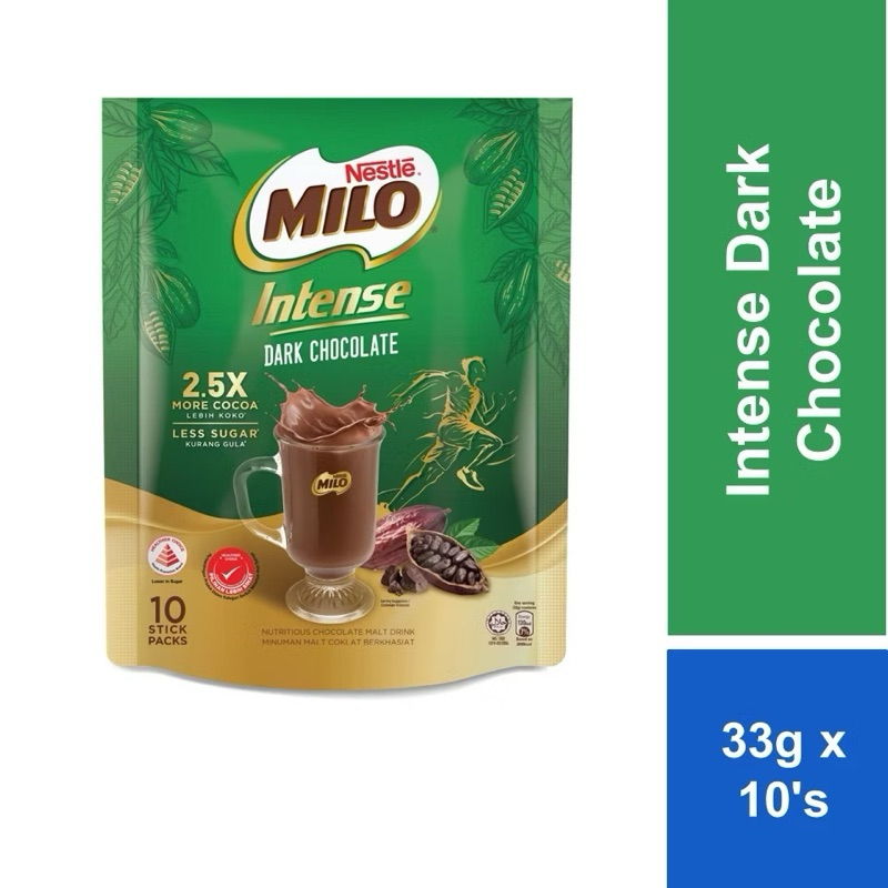 

Milo Malaysia Intense Dark Chocolate 10 sachet (33g)