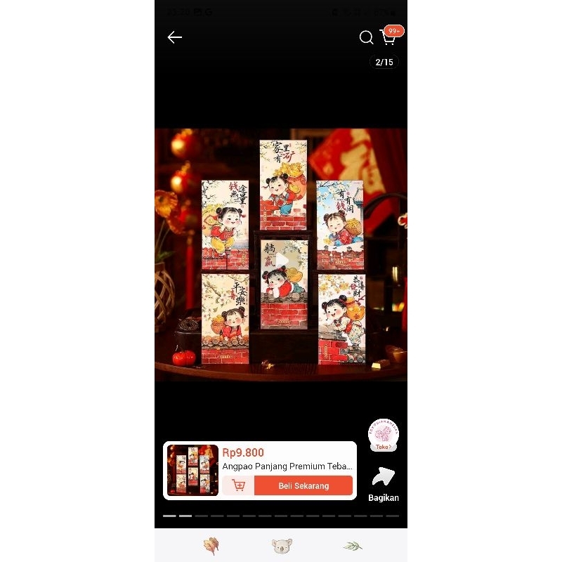 

Angpao Imlek Panjang Tebal Premium