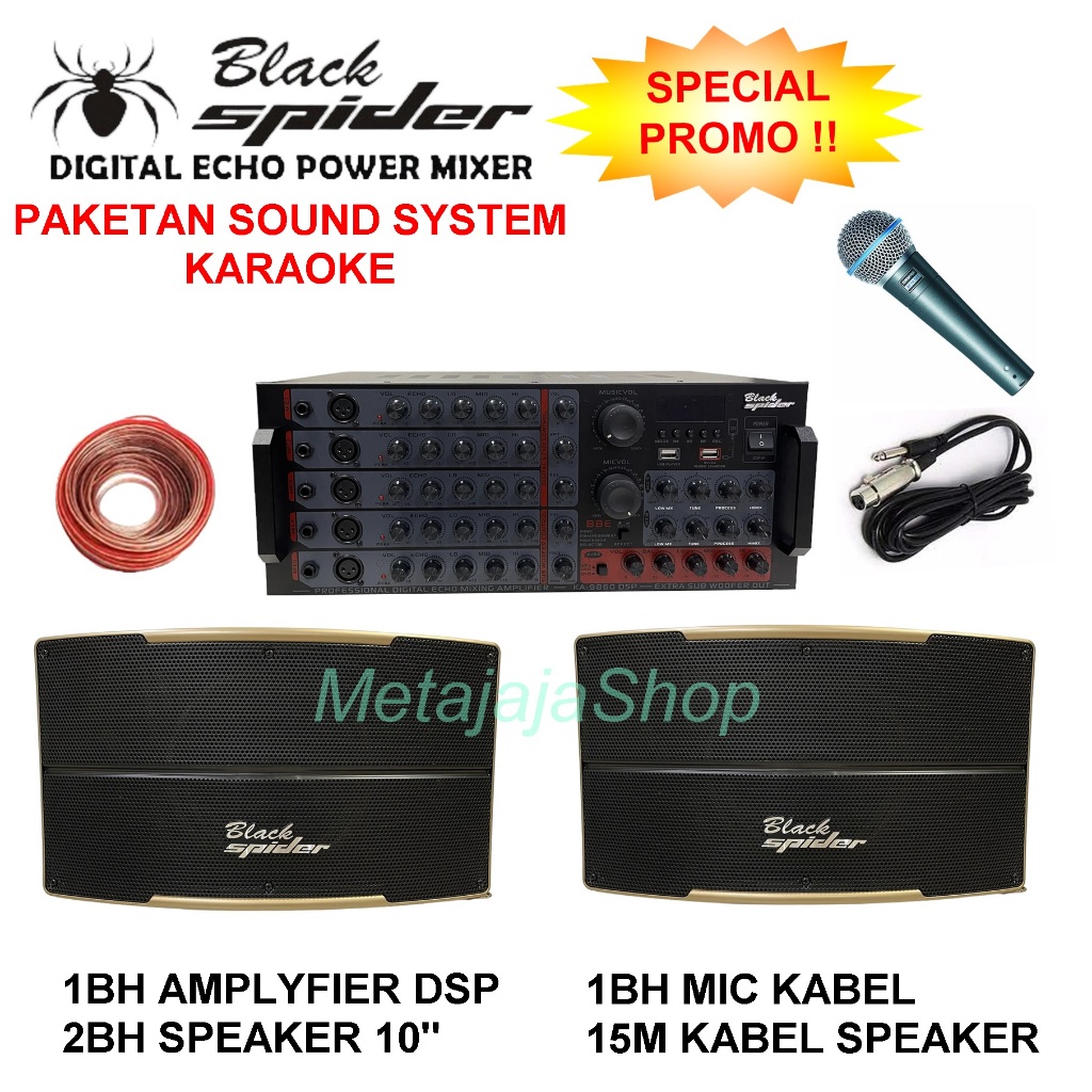 Speaker Sound System / Paketan Sound Karaokean Lengkap