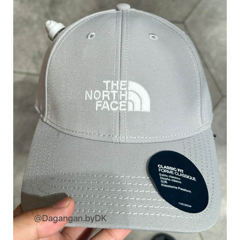 Topi The North Face Original 100% (Abu-Abu)