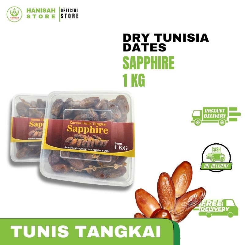 

KURMA TUNISIA SAPPHIRE TANGKAI || Hanisahstore