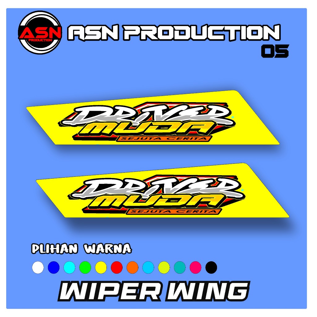 WIPER WING VARIASI UNTUK MOBIL PICK UP VARIASI WIPER GRANDMAX,L300 ,CARRY,TRAGA.KIJANG.PANTHER KODE 