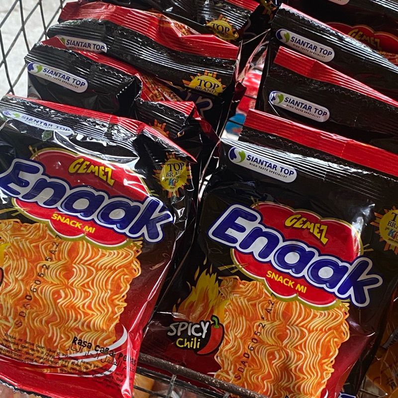 

GEMEZ MIE ENAAK SNACK MIE SPICY CHILI KEMASAN RENCENG