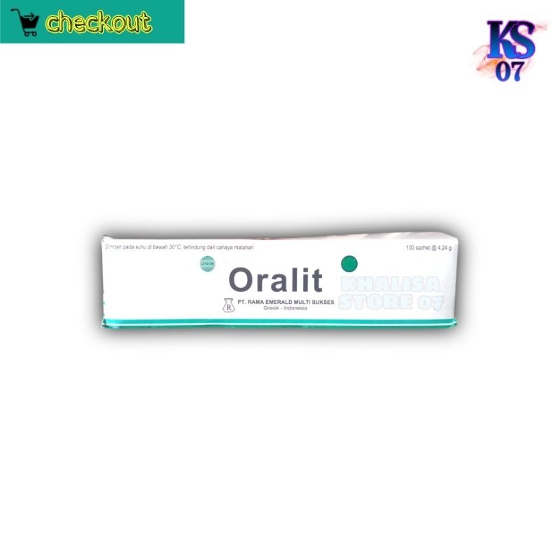 Oralit Isi 100 Sachet / Oralit
