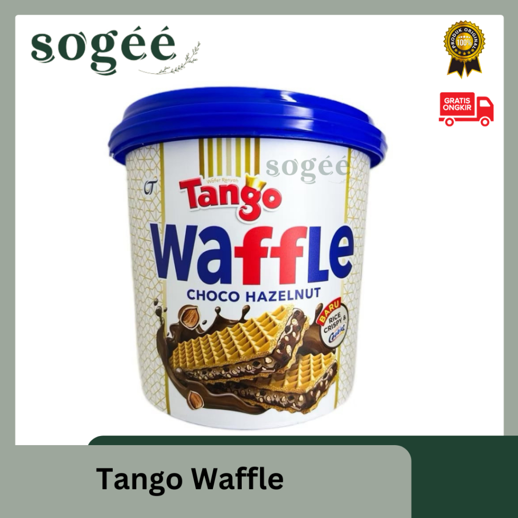 

Sogee.Snack ☘️Tango Wafle Varian Jar 180gr / Biskuit Tango Waffle Choco Hazelnut Ember