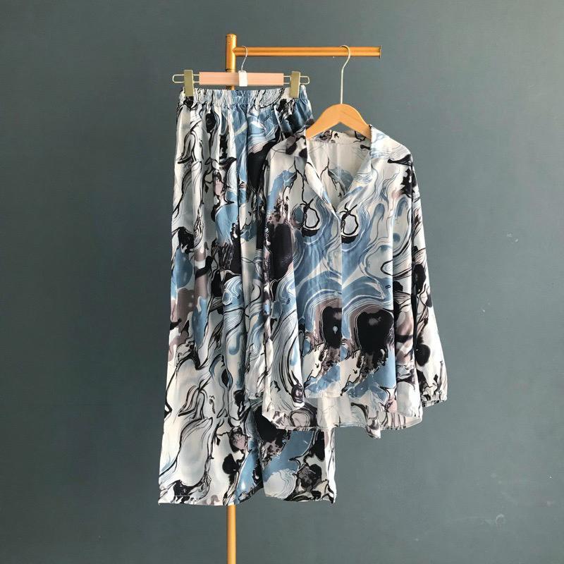 One set Jumbo / setelan rayon Jumbo/ One set wanita / One set Jumbo / One set wanita jumbo / setcel