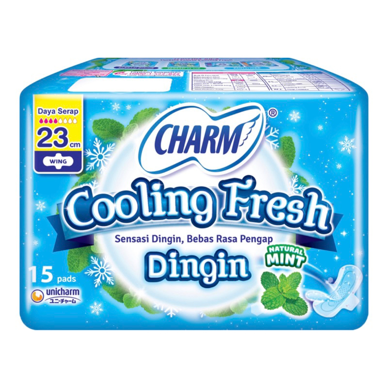 CHARM - CHARM COOLING FRESH Pembalut Wanita