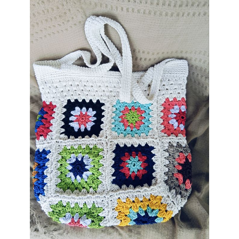 TAS RAJUT WANITA|rajut tangan