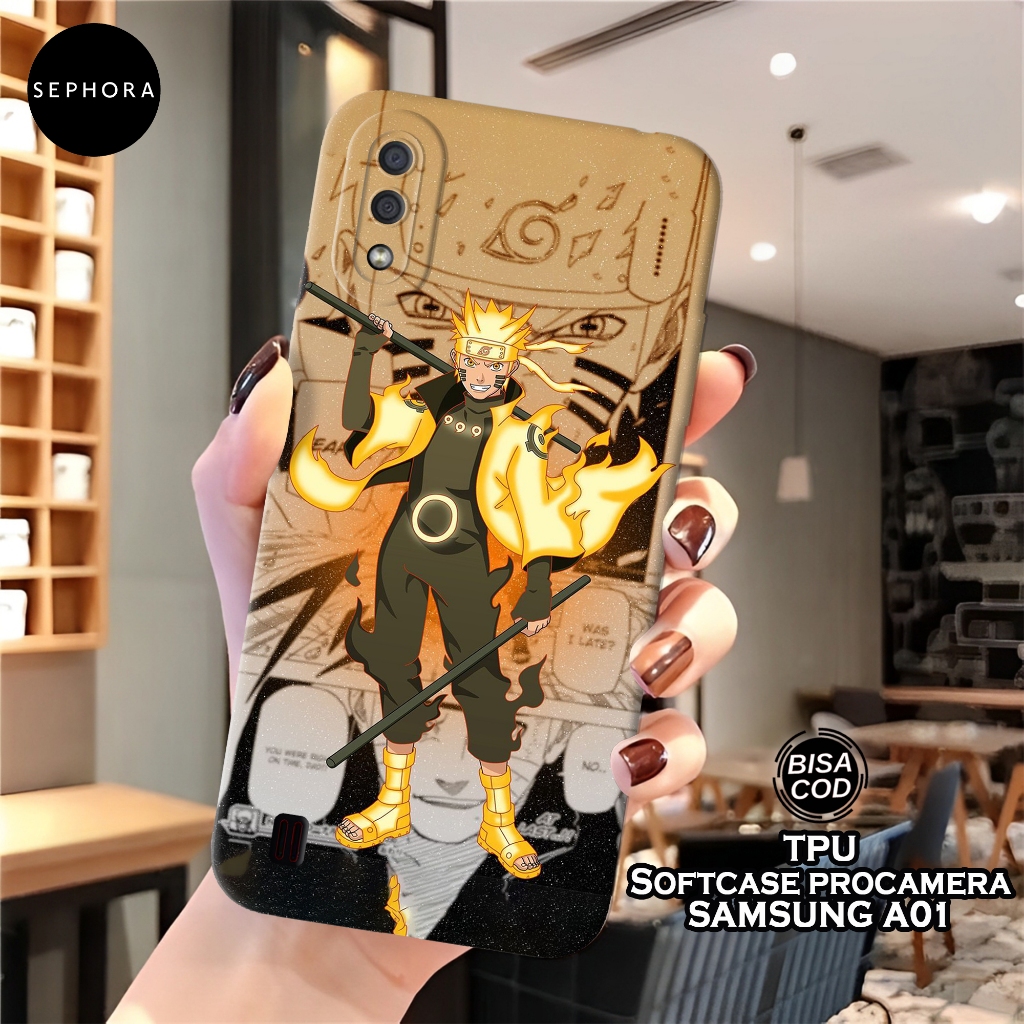 Case Samsung Galaxy A01 Terbaru - Fashion Case Anime - Softcase Samsung Galaxy A01 - Case Pro Camera