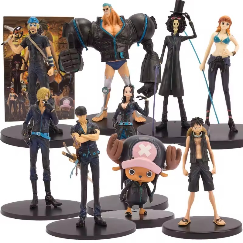 Action Figure Miniatur Pajangan ONE PIECE GLM GOLD MOVIE Set Isi 9