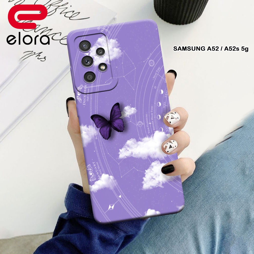 Case Samsung A52 / A52s 5G - Elloraa.id - Casing Samsung A52 5G - Motif Case Kupu - Pelindung handph