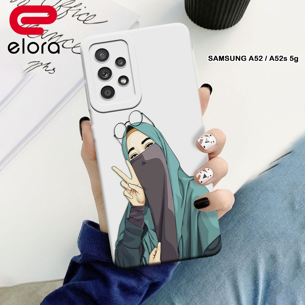 Case Samsung A52 / A52s 5G - Elloraa.id - Casing Samsung A52 5G - Motif Case Hijab - Pelindung handp