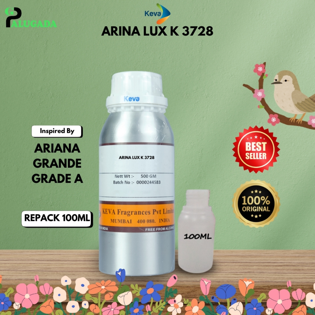 Bibit Parfum Murni ARIANA LUX K 3728 / ARIANA GRANDE GRADE A KEVA 100ml Repack