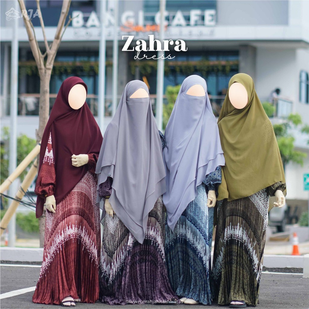 ZAHRA DRESS DIOR SILK PREMIUM RJA