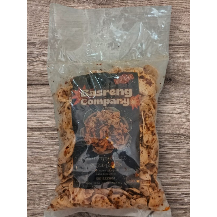 

Basreng Company Renyah 400 gram (Paket B) (Pedas biasa level1) - Snack Makanan Ringan - Food