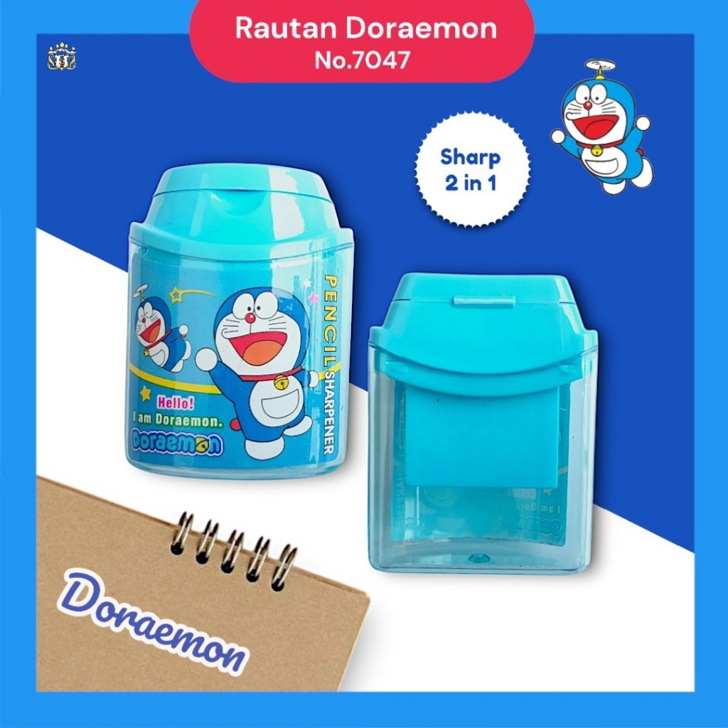 

Rautan Karakter Doraemon Warna Biru No.7047 Lucu Untuk Pensil / Pensil Warna Serbaguna