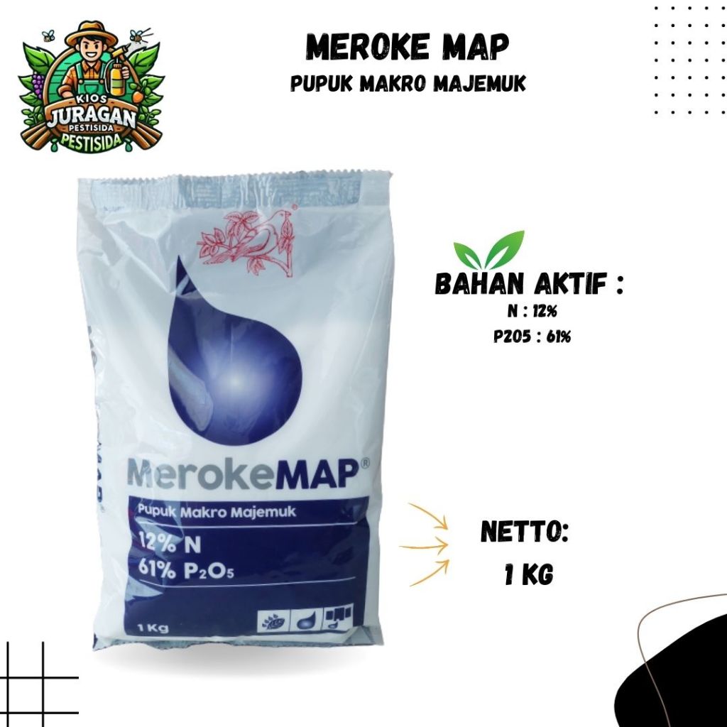 PUPUK MAP MEROKE 1KG