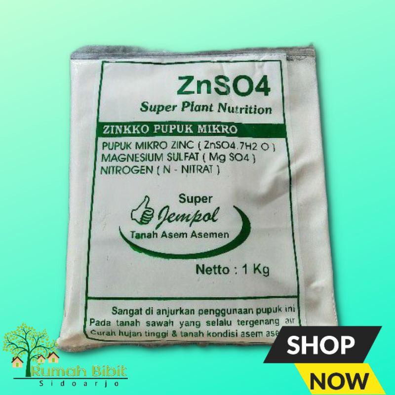 Pupuk Znso4 Zink Zinc ZN 1kg Original