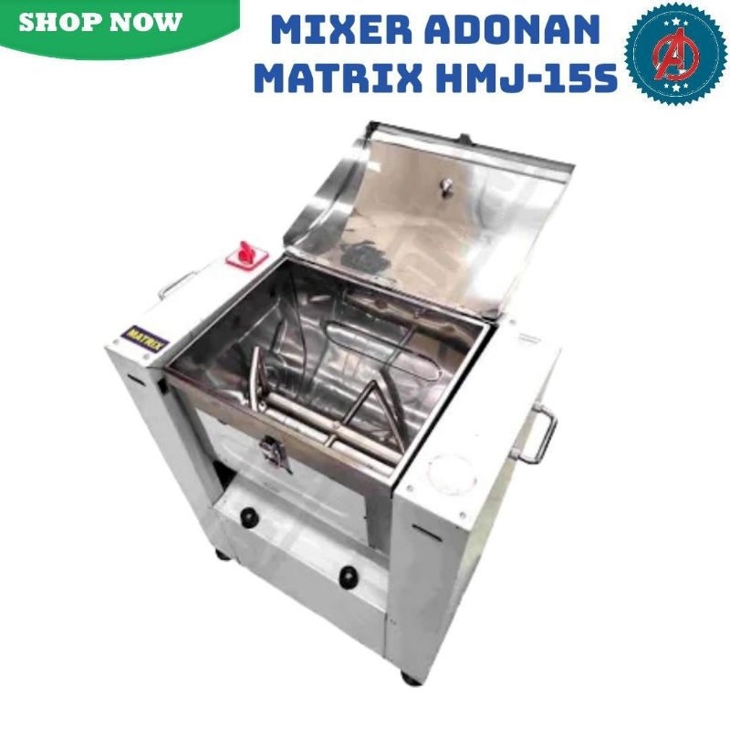 Matrix HMJ - 15S / Mixer Adonan Matrix HMJ - 15S - Horizontal Dough Mixer Matrix 15 Kg