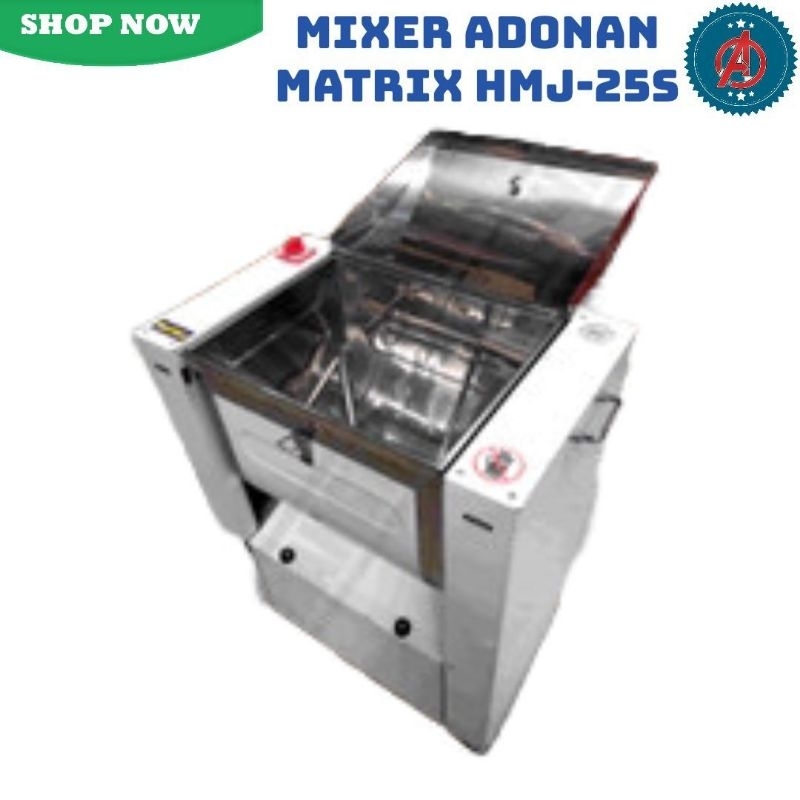 Matrix HMJ - 25S / Mixer Adonan Matrix HMJ - 25S - Horizontal Dough Mixer Matrix 25 Kg