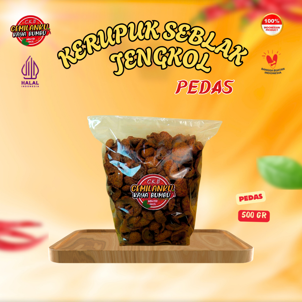 

Cemilanku - 500GR Kerupuk Seblak Jengkol
