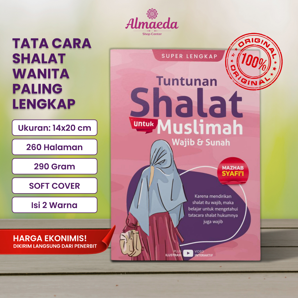 Tuntunan shalat sholat untuk wanita lengkap wajib dan sunnah original ringkas