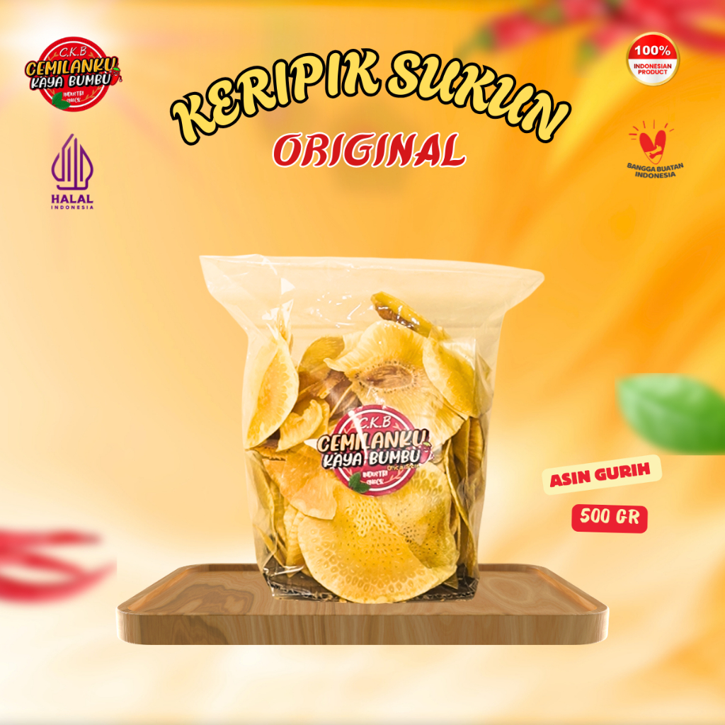 

Cemilanku - 500Gr Keripik Sukun Renyah dan Gurih