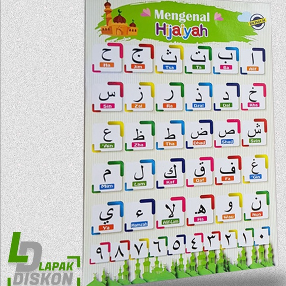 

Promo Murah Poster Mengenal Huruf Hijaiyah | Poster Pendidikan | Hijaiyah