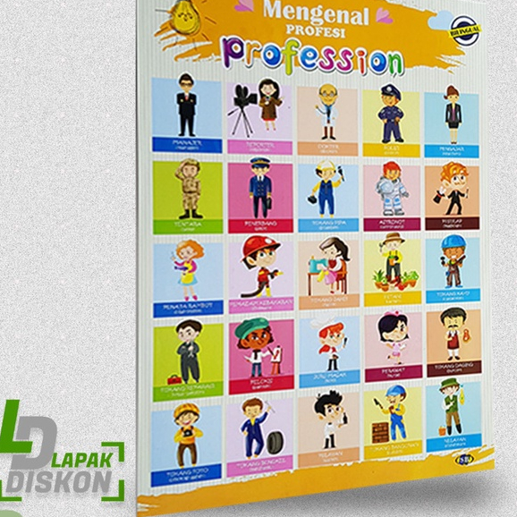 

Promo Murah Poster Mengenal Profesi Pekerjaan | Poster Pendidikan | Poster Mengenal Profesi Pekerrjaan Ukuran : 32 x 48 cm Bahan : Duplex 310 gr