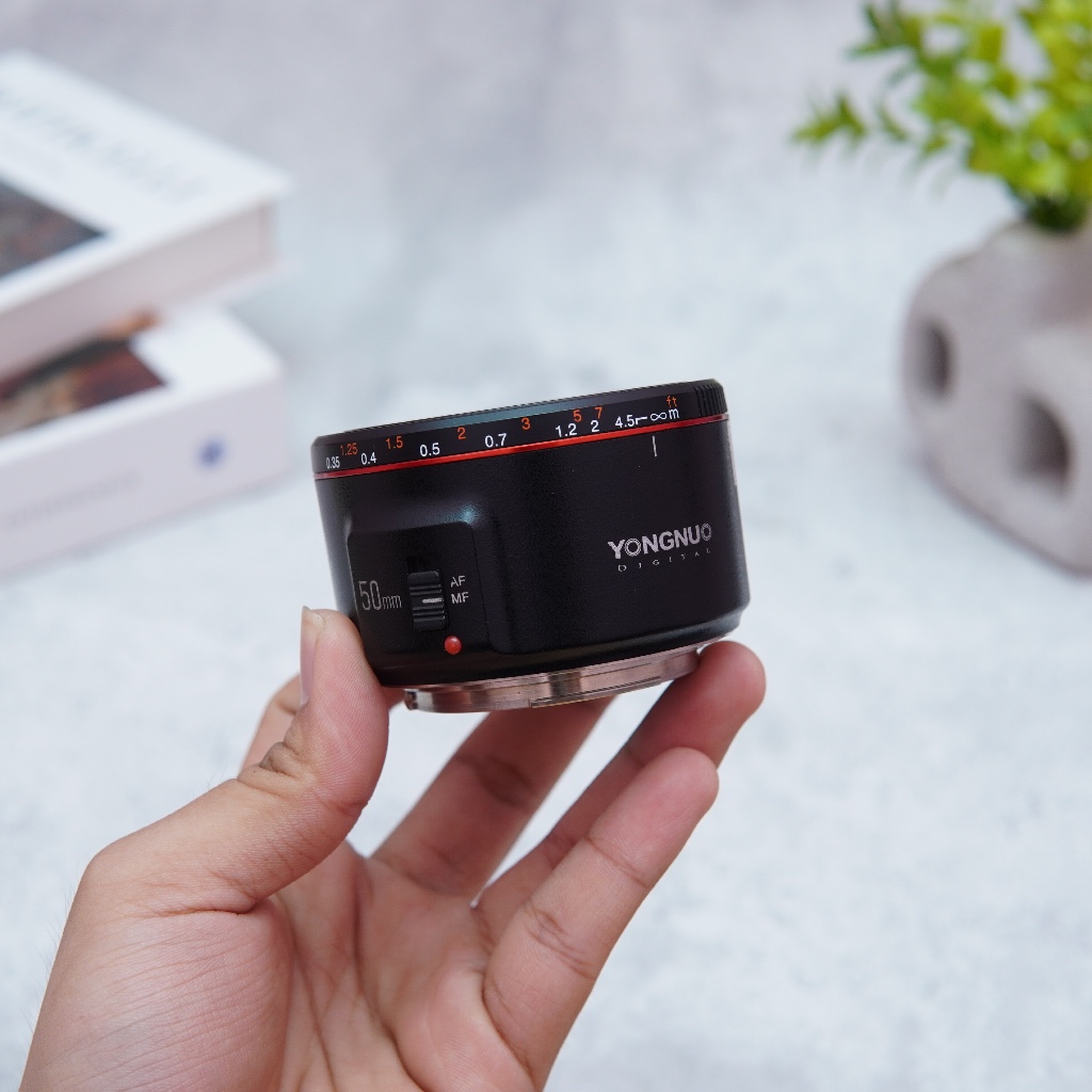 Lensa Fix Yn Yongnuo 50mm f1.8 Mark II Canon