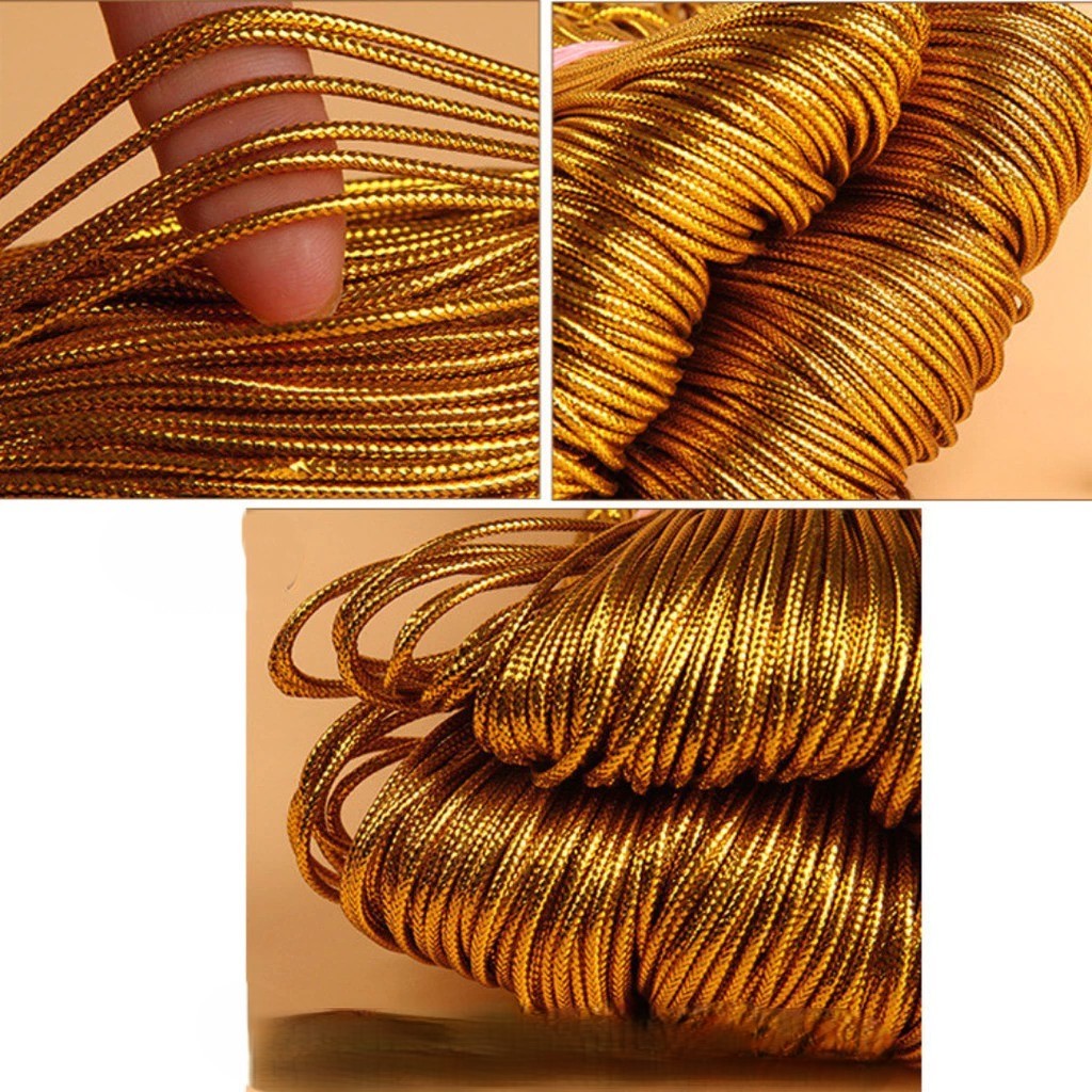 

TALI GEPENG KILAP / TALI SOUVENIR / TALI KADO ULANG TAHUN / TALI AKSESORIS