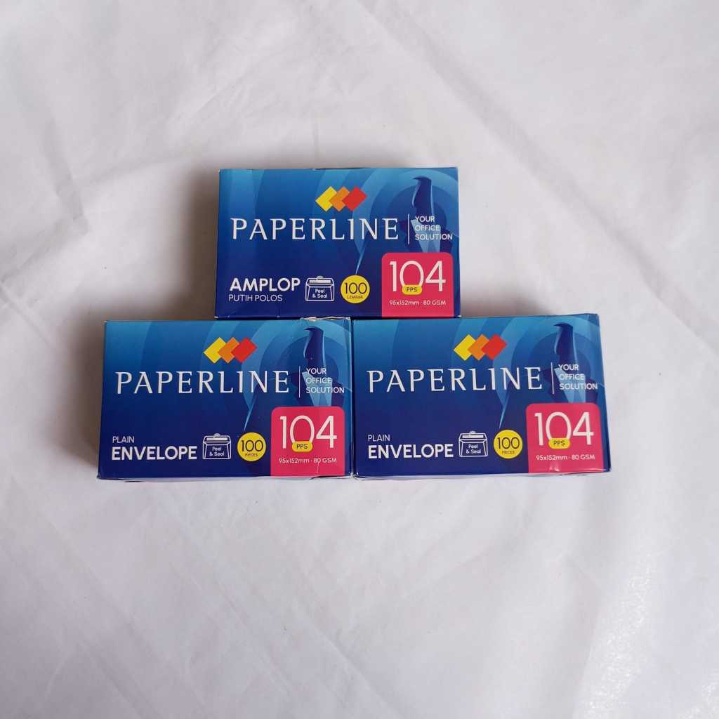 

Amplop Paperline 104 PPS - Amplop Sedang isi 100 lembar