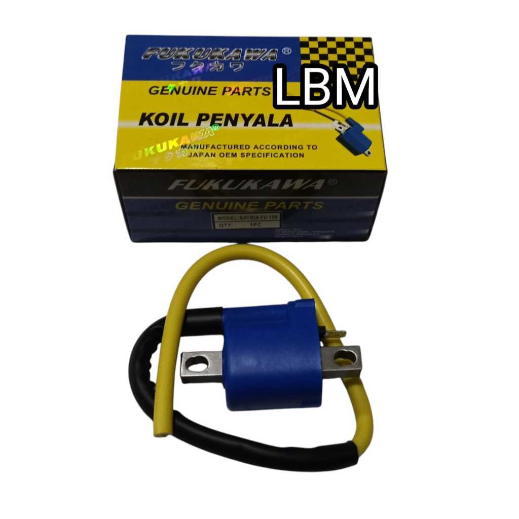 KOIL PENYALAAN SATRIA FU 150 COIL PENGAPIAN SATRIA FU KARBU MERK FUKUKAWA