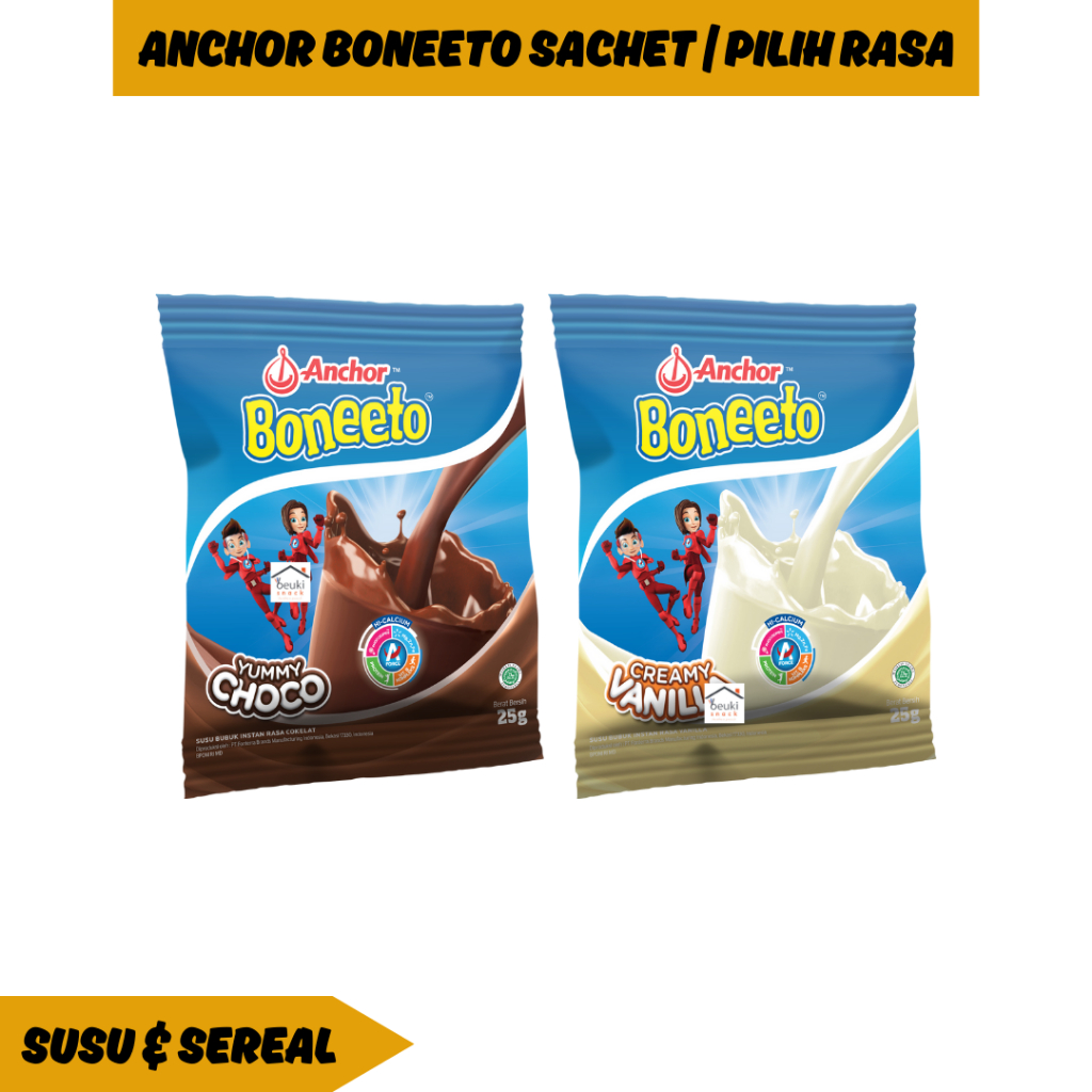 

Anchor Boneeto Susu Sachet Berbagai Varian Pilih Rasa