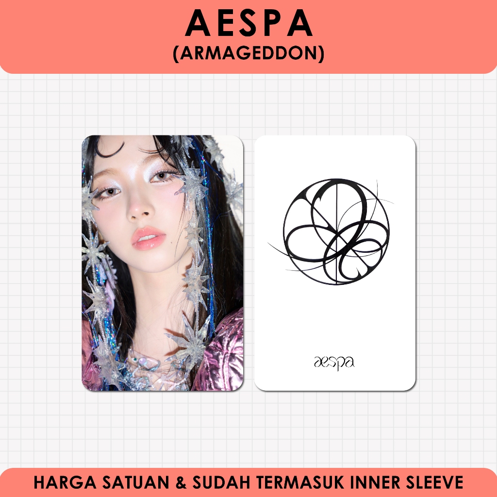UNOFFICIAL PHOTOCARD AESPA ARMAGEDDON