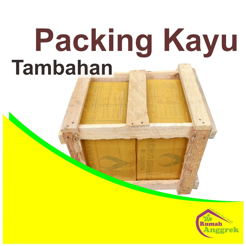 

Packing Kayu Tambahan peti kotak kuat pelindung dan pengaman kardus tebal pot mudah pecah peking