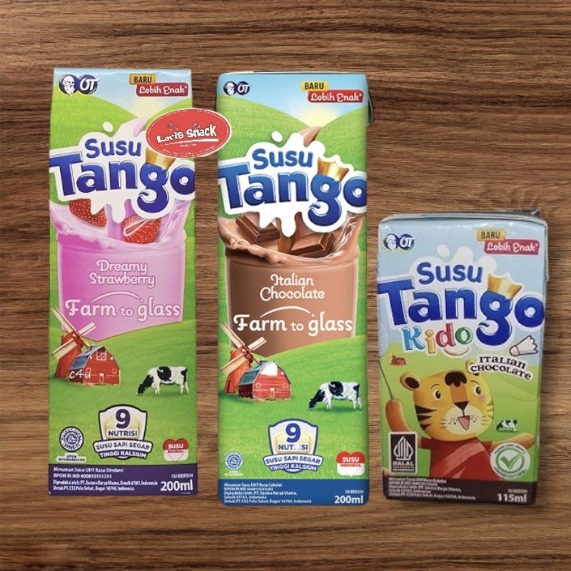 

Susu Tango UHT Milk Farm to Glass All Varian (Satuan)