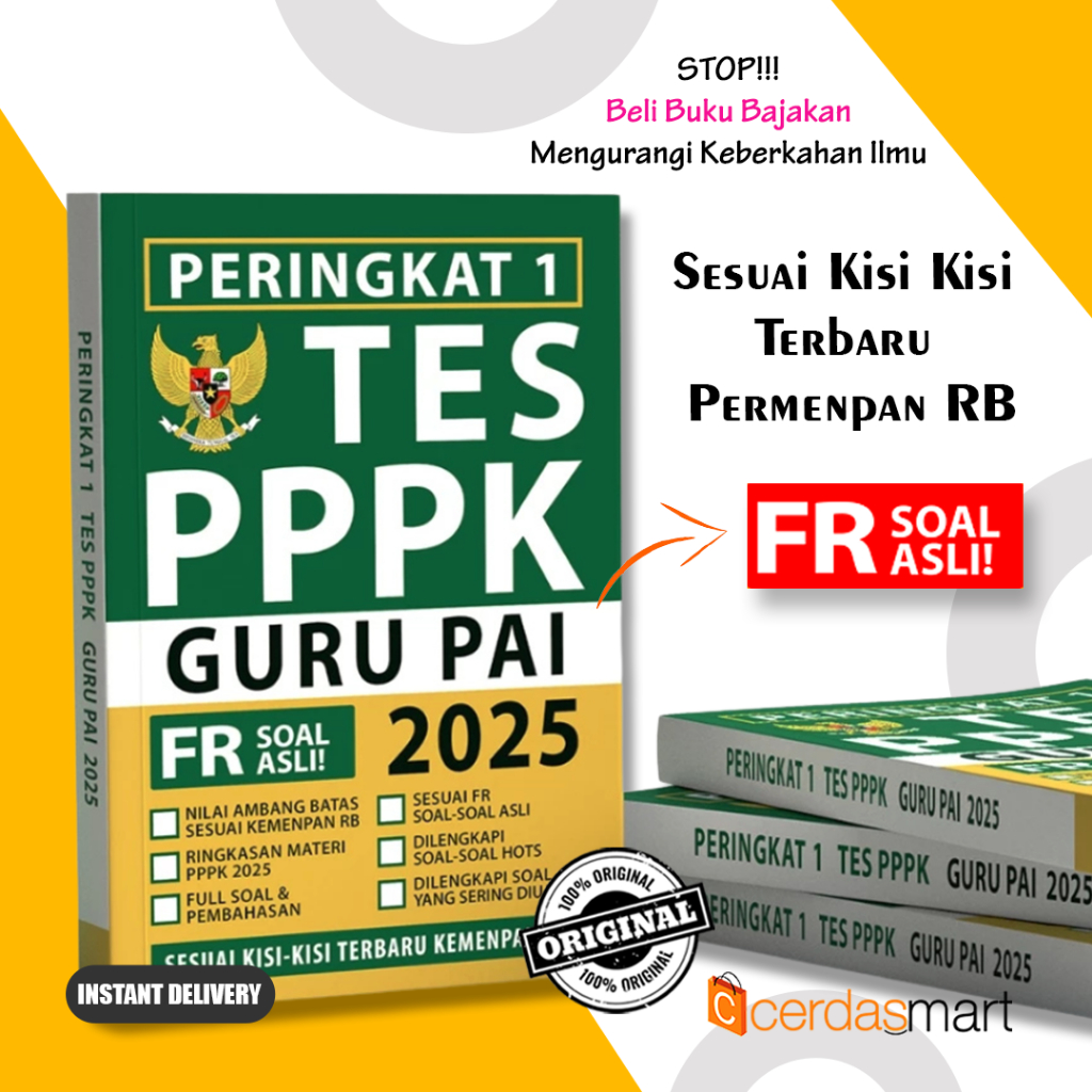 BUKU PPPK GURU PAI 2025 - Peringkat 1 PPPK GURU PAI 2025 - Media Eduka Indonesia
