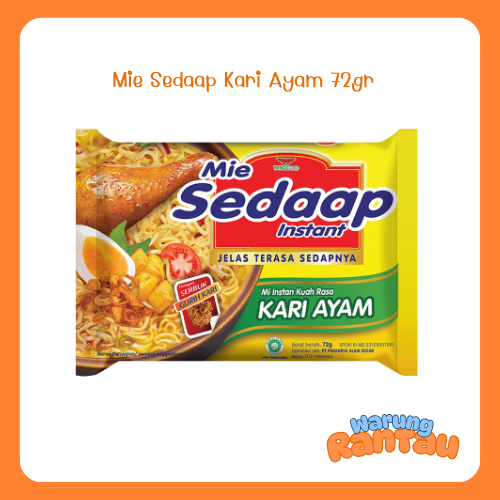 

Mie Sedaap Rasa Kari Ayam 72gr