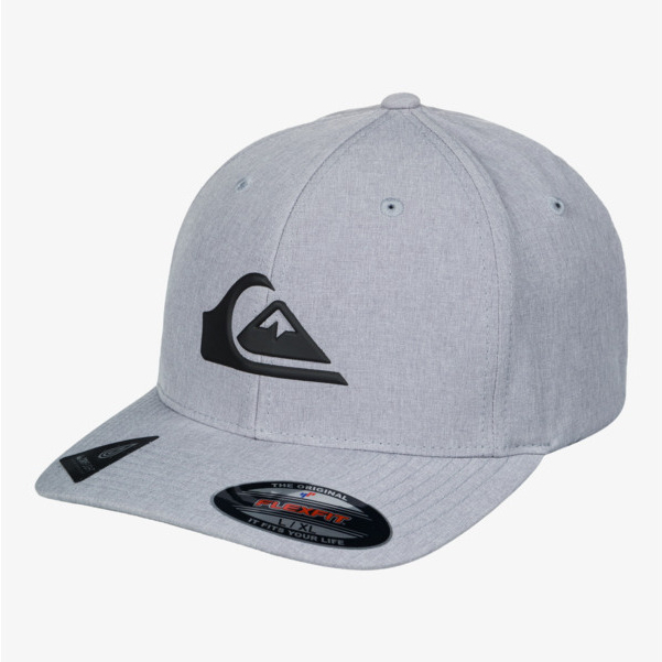 Topi Quiksilver Amped Up Flexfit Dryflight Cap Grey Original