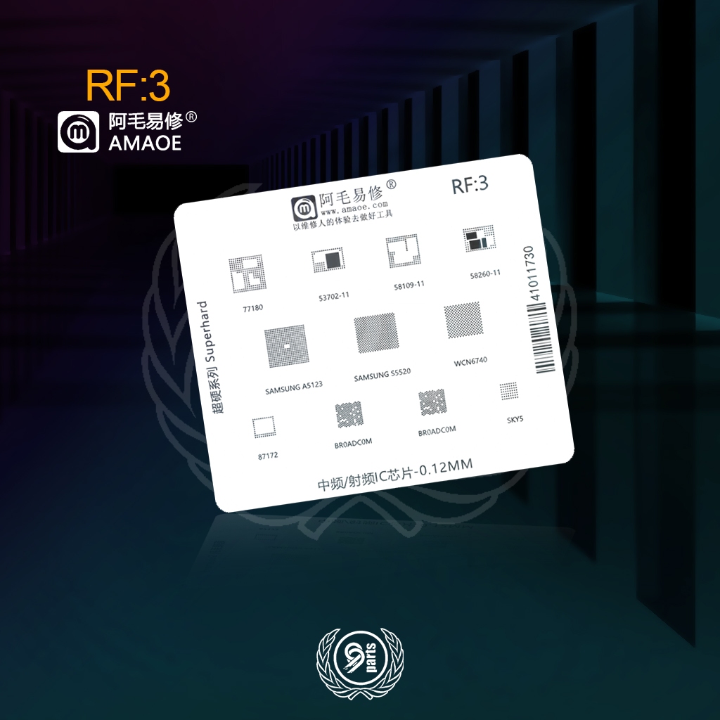 Plat Cetakan Amaoe RF:3 / Cetakan Amaoe RF:3 / Amaoe Cetakan RF3 Original