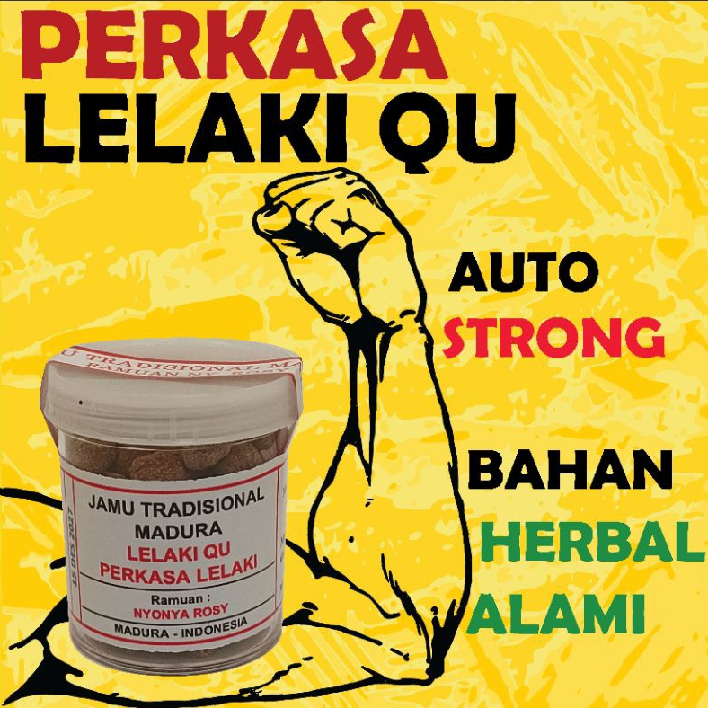 JAMU MADURA PERKASA LELAKI QU Kuat Tahan Lama Ny Rosy