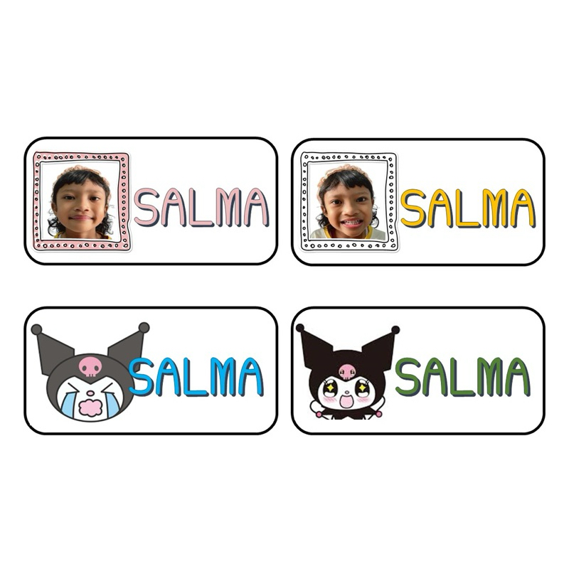 

Stiker Tag Nama Untuk Buku dan Alat Sekolah 100pcs ++
