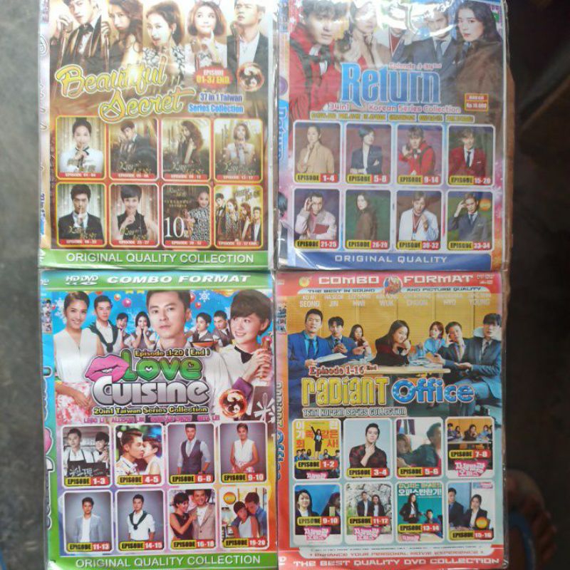 KASET VCD DRAMA KOREA 1-6 DISC