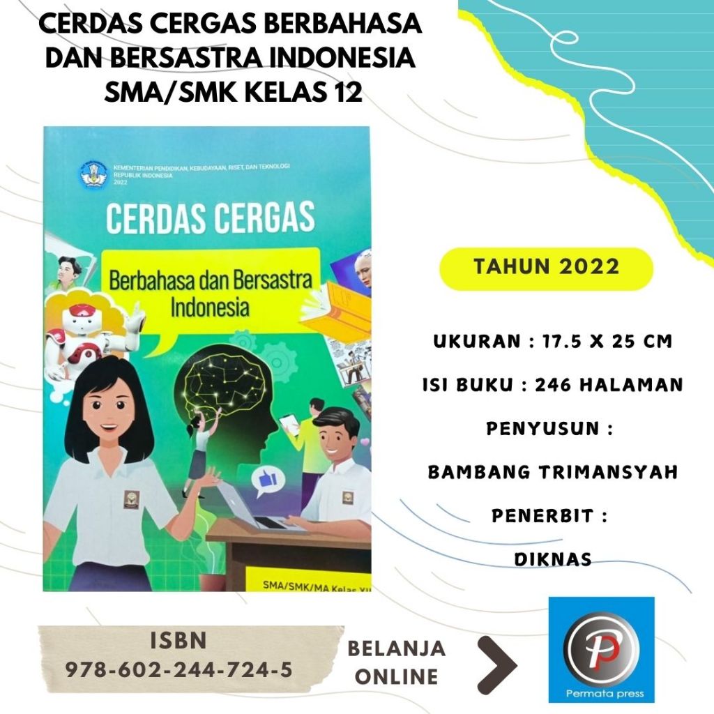 CERDAS CERGAS BERBAHASA & BERSASTRA INDONESIA KELAS 12 - KURIKULUM MERDEKA