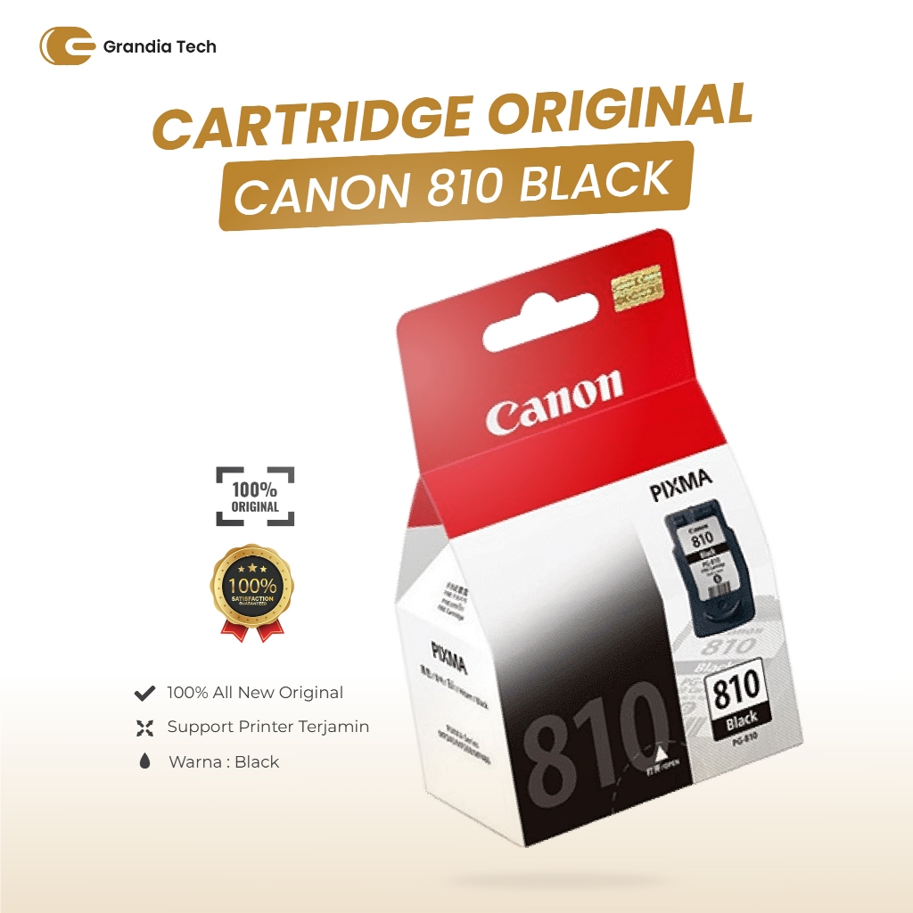 TINTA CATRIDGE CANON  PG810 Hitam Original iP2770, iP2772