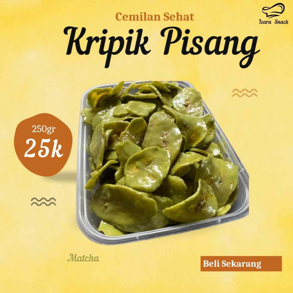 

Kripik pisang lumer sehat