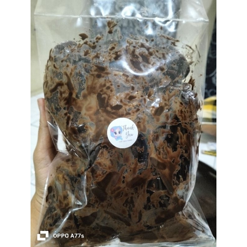 

kripik pisang coklat lumer
